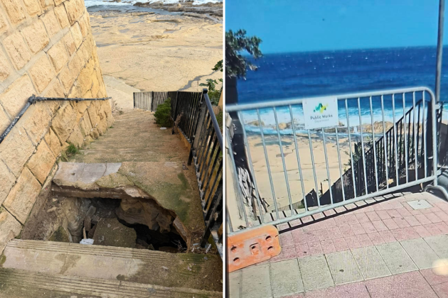 Sliema Promenade Staircase Collapses Creating Safety Hazard