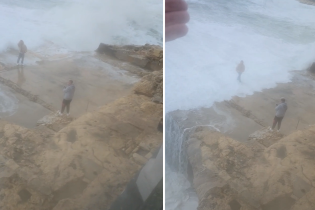 Mayor Issues Safety Warning as Rough Seas Batter Sliema Waterfront