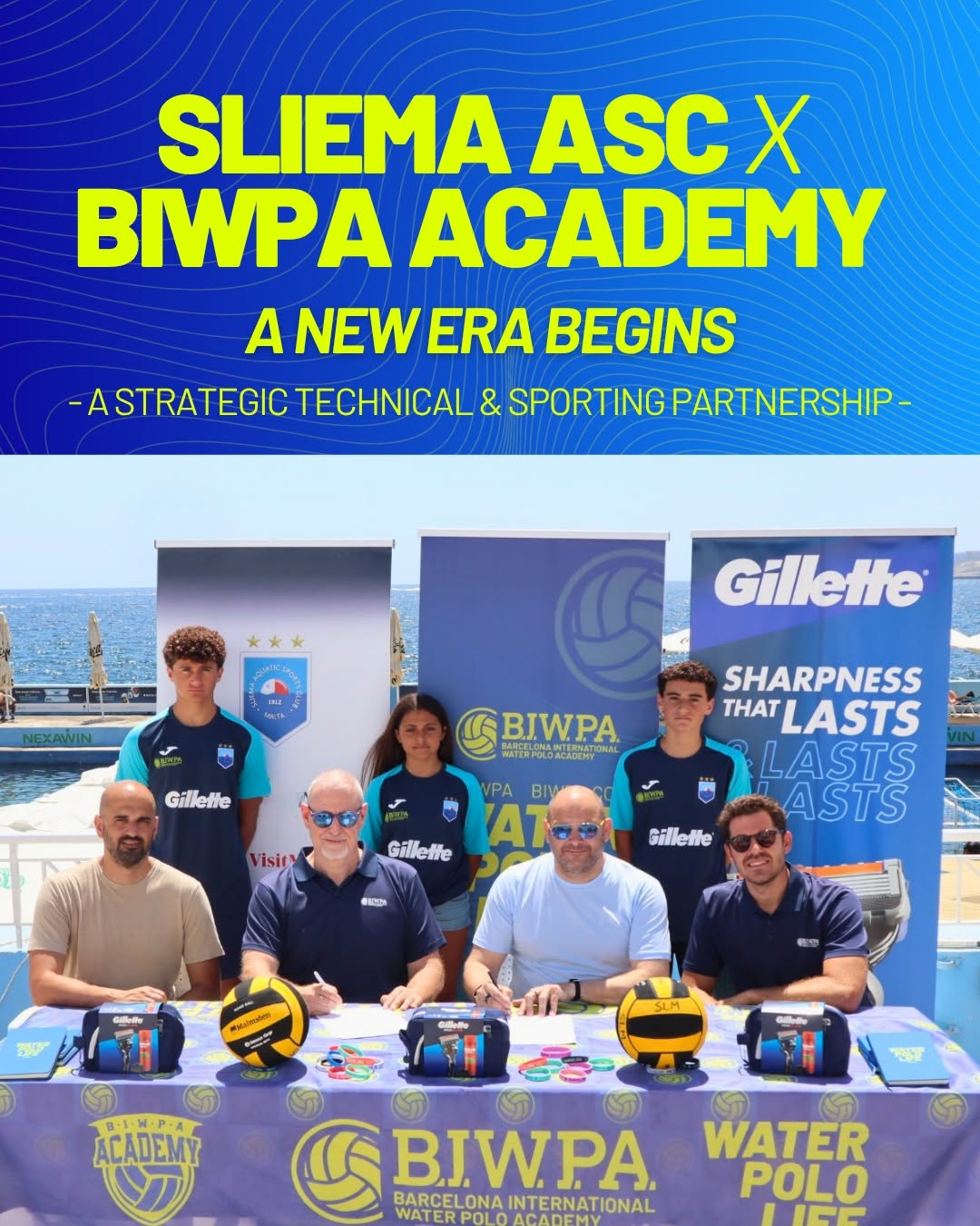 Sliema ASC and Barcelona's BIWPA Launch Joint Youth Academy
