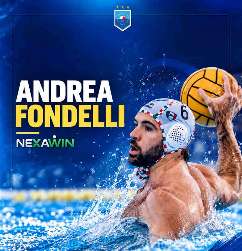 Italian water polo star andrea fondelli joins for winter season