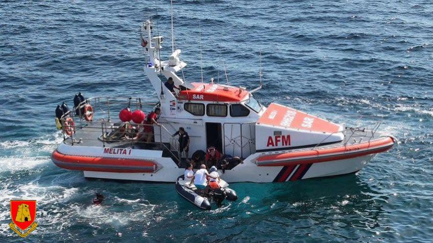 Two Rescued Unharmed After Boat Sinks Off Sliema: Both occupants